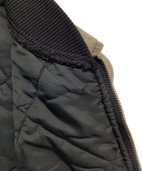CarHartt（カーハート）CarHartt (カーハート) ダックベスト ブラウン×ブラック サイズ:Mの古着・服飾アイテム