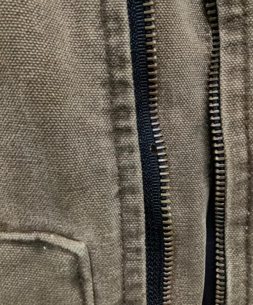 CarHartt（カーハート）CarHartt (カーハート) ダックベスト ブラウン×ブラック サイズ:Mの古着・服飾アイテム