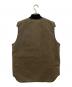 CarHartt (カーハート) ダックベスト ブラウン×ブラック サイズ:M：12000円