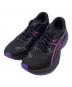 PUMA（プーマ）の古着「ランニングシューズ」｜ブラック×パープル