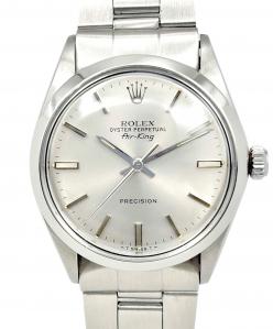ROLEX（ロレックス）の古着「Air-King エアキング Ref:5500 34mm シルバー文字盤」