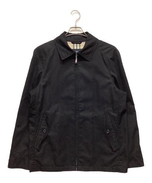 BURBERRY LONDON（バーバリーロンドン）BURBERRY LONDON (バーバリーロンドン) スイングトップ ブラック サイズ:LLの古着・服飾アイテム