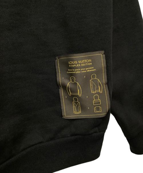 LOUIS VUITTON（ルイ ヴィトン）LOUIS VUITTON (ルイ ヴィトン) プルオーバーパーカー ブラック サイズ:XLの古着・服飾アイテム