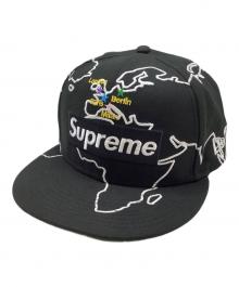 SUPREME×New Era（シュプリーム×ニューエラ）の古着「Worldwide Box Logo Cap」｜ブラック