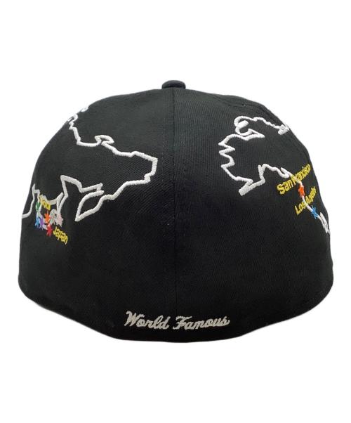 SUPREME（シュプリーム）SUPREME (シュプリーム) New Era (ニューエラ) Worldwide Box Logo Cap ブラック サイズ:7 1/2 （59.6cm）の古着・服飾アイテム