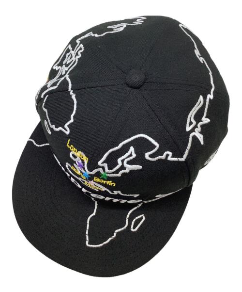 SUPREME（シュプリーム）SUPREME (シュプリーム) New Era (ニューエラ) Worldwide Box Logo Cap ブラック サイズ:7 1/2 （59.6cm）の古着・服飾アイテム