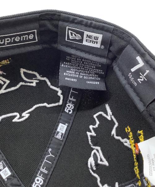 SUPREME（シュプリーム）SUPREME (シュプリーム) New Era (ニューエラ) Worldwide Box Logo Cap ブラック サイズ:7 1/2 （59.6cm）の古着・服飾アイテム