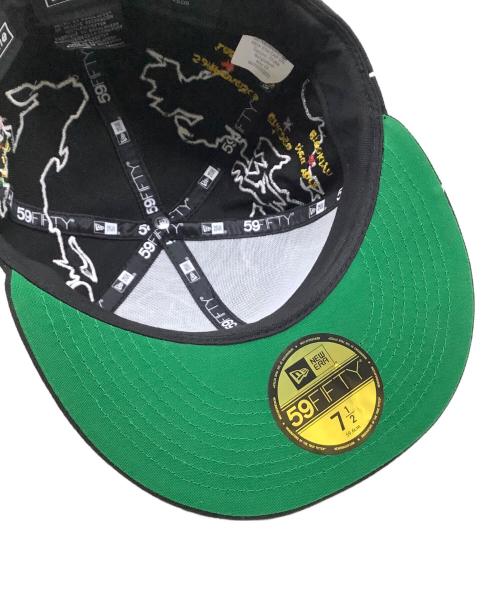 SUPREME（シュプリーム）SUPREME (シュプリーム) New Era (ニューエラ) Worldwide Box Logo Cap ブラック サイズ:7 1/2 （59.6cm）の古着・服飾アイテム