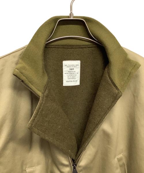 HOUSTON（ヒューストン）HOUSTON (ヒューストン) TANKERS JACKET -3rd MODEL ベージュ サイズ:Mの古着・服飾アイテム