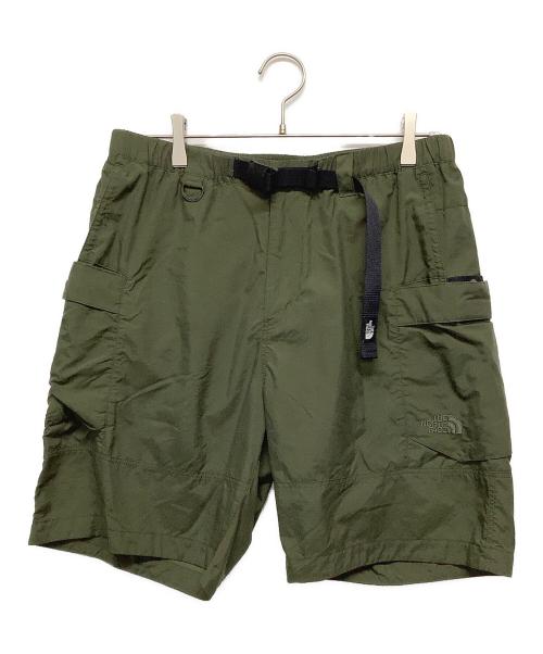THE NORTH FACE（ザ ノース フェイス）THE NORTH FACE (ザ ノース フェイス) ハーフパンツ　THE NORTH FACE オリーブ サイズ:Lサイズの古着・服飾アイテム