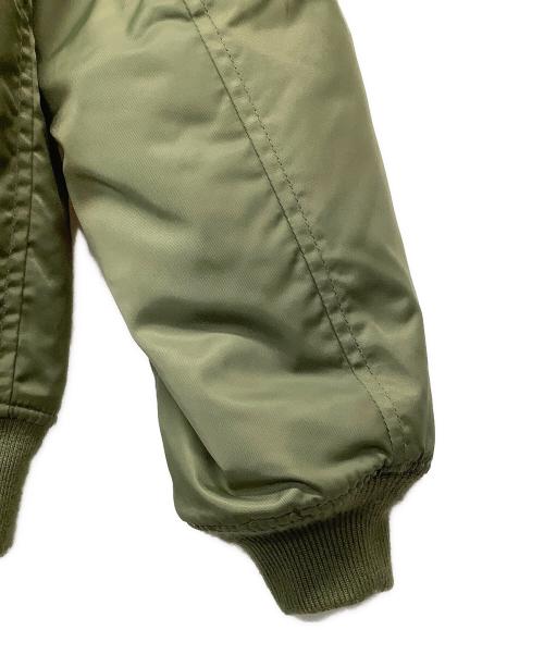 SIMPSON（シンプソン）SIMPSON (シンプソン) フライトジャケット オリーブ サイズ:Lの古着・服飾アイテム