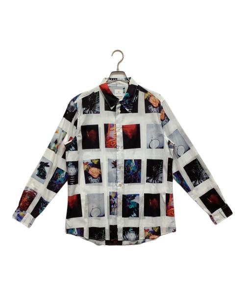 PAUL SMITH（ポールスミス）PAUL SMITH (ポールスミス) 長袖シャツ ライトグレー サイズ:Lの古着・服飾アイテム