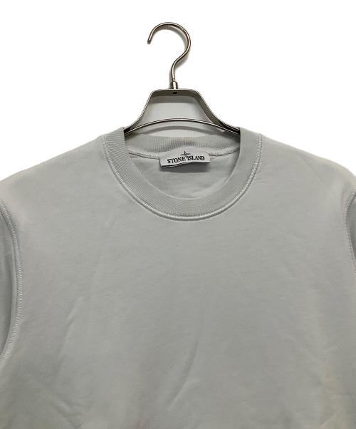 STONE ISLAND（ストーンアイランド）STONE ISLAND (ストーンアイランド) クルーネックスウェット ホワイト サイズ:Mの古着・服飾アイテム