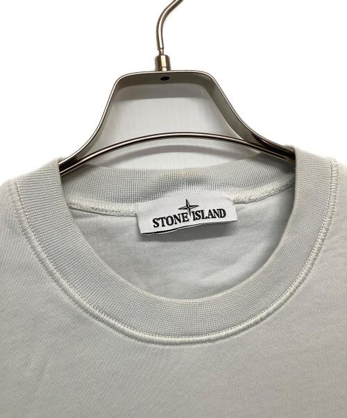STONE ISLAND（ストーンアイランド）STONE ISLAND (ストーンアイランド) クルーネックスウェット ホワイト サイズ:Mの古着・服飾アイテム