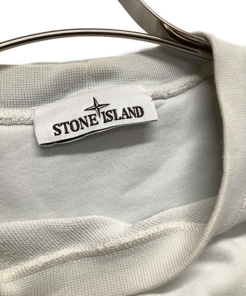 STONE ISLAND（ストーンアイランド）STONE ISLAND (ストーンアイランド) クルーネックスウェット ホワイト サイズ:Mの古着・服飾アイテム