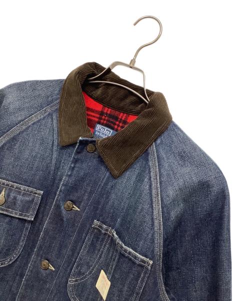 POLO RALPH LAUREN（ポロ・ラルフローレン）POLO RALPH LAUREN (ポロ・ラルフローレン) カバーオール インディゴ サイズ:Ｍの古着・服飾アイテム