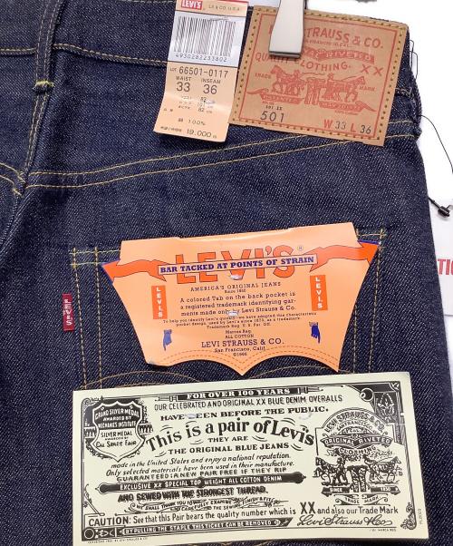 LEVI'S（リーバイス）LEVI'S (リーバイス) デニムパンツ インディゴ サイズ:W33x L36 未使用品の古着・服飾アイテム