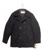 Schottショット）の古着「メルトンPコート」｜ブラック