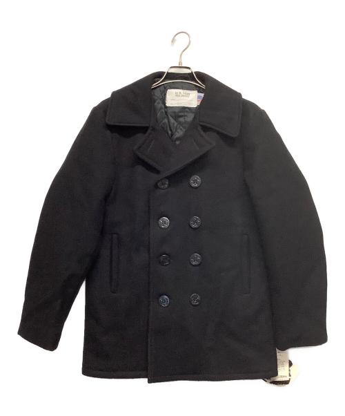 Schott（ショット）Schott (ショット) メルトンPコート ブラック サイズ:38 未使用品の古着・服飾アイテム