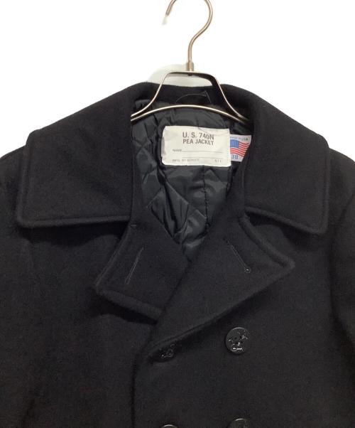 Schott（ショット）Schott (ショット) メルトンPコート ブラック サイズ:38 未使用品の古着・服飾アイテム