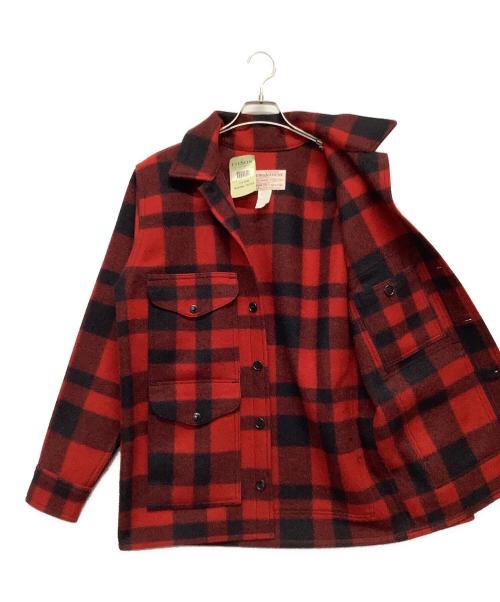 FILSON GARMENT（フィルソン ガーメント）FILSON GARMENT (フィルソン ガーメント) クルーザージャケット レッド サイズ:36 未使用品の古着・服飾アイテム