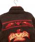 中古・古着 CANADIAN SWEATER (カナディアンセーター) 厚手カーディガン レッド×ブラウン サイズ:38 未使用品：9000円