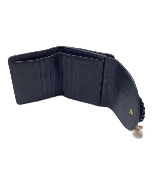 SEE BY CHLOE（シーバイクロエ）SEE BY CHLOE (シーバイクロエ) 3つ折り財布 ブラックの古着・服飾アイテム