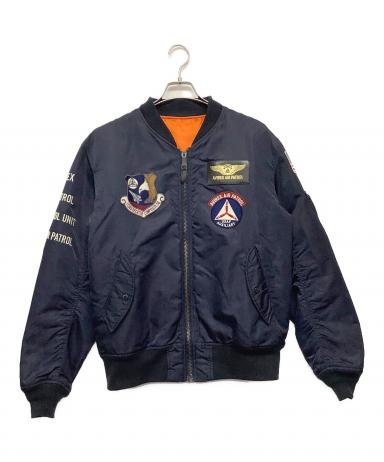 中古・古着通販】AVIREX (アヴィレックス) MA-1ジャケット ネイビー