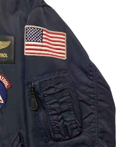 AVIREX（アヴィレックス）AVIREX (アヴィレックス) MA-1ジャケット ネイビー サイズ:Lの古着・服飾アイテム