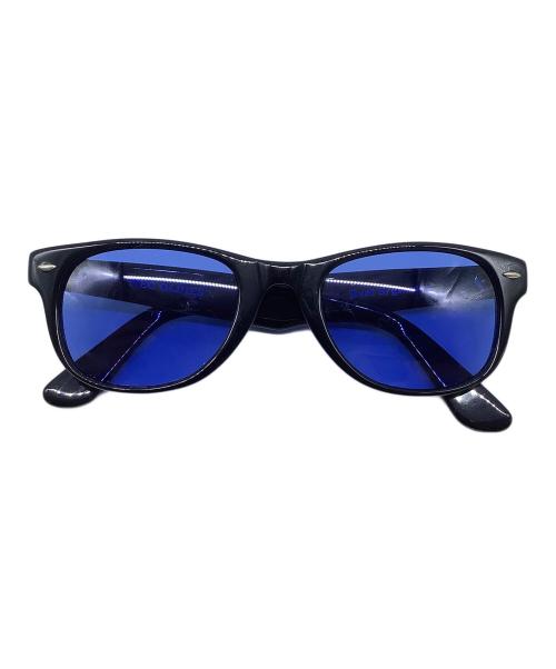 Let it Ride（レットイットライド）Let it Ride (レットイットライド) 金子眼鏡 (カネコガンキョウ) サングラス ブラック×ブルー サイズ:記載なしの古着・服飾アイテム