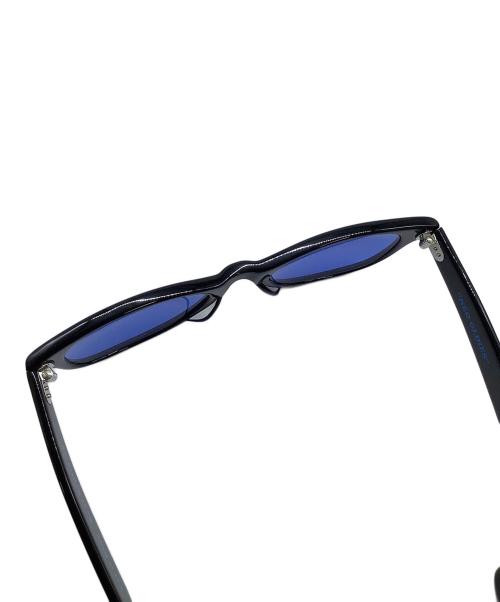 Let it Ride（レットイットライド）Let it Ride (レットイットライド) 金子眼鏡 (カネコガンキョウ) サングラス ブラック×ブルー サイズ:記載なしの古着・服飾アイテム