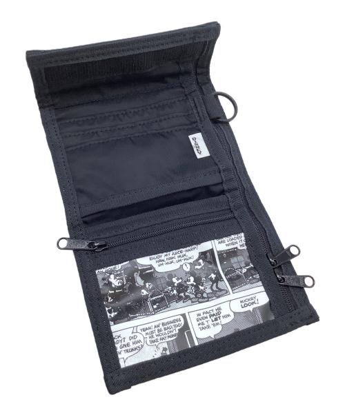 PORTER（ポーター）PORTER (ポーター) Disney (ディズニー) 2つ折り財布 ブラックの古着・服飾アイテム