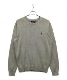 POLO RALPH LAUREN（ポロ・ラルフローレン）の古着「厚手ニット」｜グレー