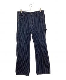 THE FLAT HEAD（ザ・フラットヘッド）の古着「ストライプパンツ」｜ネイビー