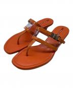 PRADAプラダ）の古着「リネアロッサミュール　PRADA」｜オレンジ