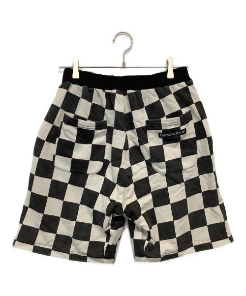 CAPTAINS HELM（キャプテンズヘルム）CAPTAINS HELM (キャプテンズヘルム) スウェットパンツ ブラック×ベージュ サイズ:Mの古着・服飾アイテム