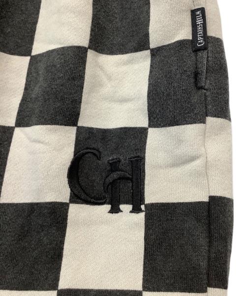 CAPTAINS HELM（キャプテンズヘルム）CAPTAINS HELM (キャプテンズヘルム) スウェットパンツ ブラック×ベージュ サイズ:Mの古着・服飾アイテム