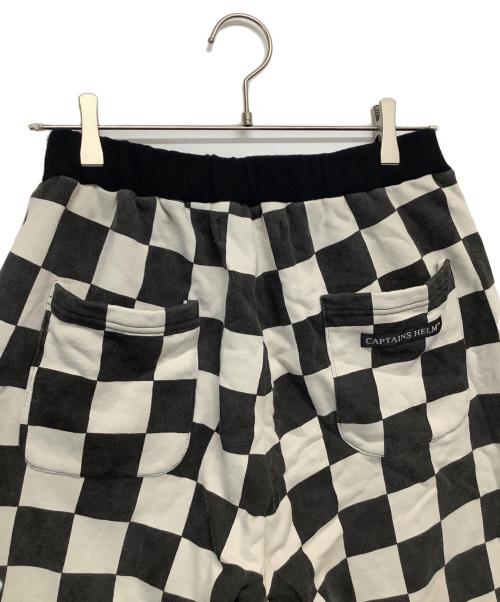 CAPTAINS HELM（キャプテンズヘルム）CAPTAINS HELM (キャプテンズヘルム) スウェットパンツ ブラック×ベージュ サイズ:Mの古着・服飾アイテム