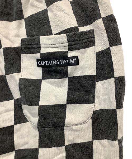 CAPTAINS HELM（キャプテンズヘルム）CAPTAINS HELM (キャプテンズヘルム) スウェットパンツ ブラック×ベージュ サイズ:Mの古着・服飾アイテム