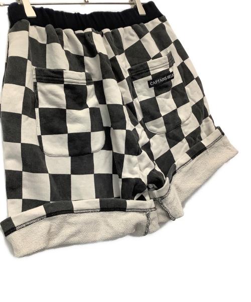 CAPTAINS HELM（キャプテンズヘルム）CAPTAINS HELM (キャプテンズヘルム) スウェットパンツ ブラック×ベージュ サイズ:Mの古着・服飾アイテム