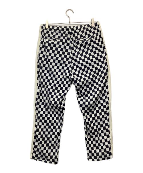 CAPTAINS HELM（キャプテンズヘルム）CAPTAINS HELM (キャプテンズヘルム) イージーパンツ ブラック×ホワイト サイズ:Mの古着・服飾アイテム