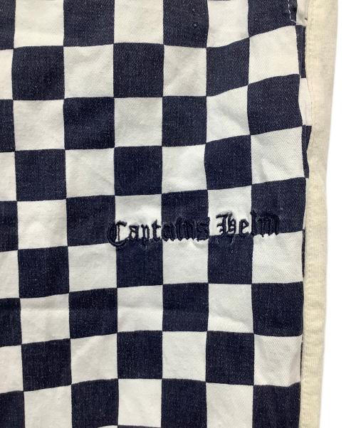 CAPTAINS HELM（キャプテンズヘルム）CAPTAINS HELM (キャプテンズヘルム) イージーパンツ ブラック×ホワイト サイズ:Mの古着・服飾アイテム