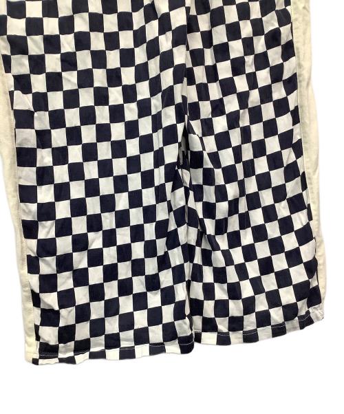 CAPTAINS HELM（キャプテンズヘルム）CAPTAINS HELM (キャプテンズヘルム) イージーパンツ ブラック×ホワイト サイズ:Mの古着・服飾アイテム