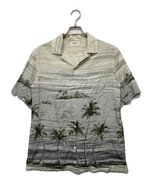 CELINE（セリーヌ）CELINE (セリーヌ) Hawaiian Shirts グレー サイズ:36の古着・服飾アイテム