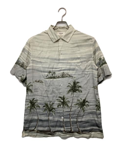 CELINE（セリーヌ）CELINE (セリーヌ) Hawaiian Shirts グレー サイズ:36の古着・服飾アイテム