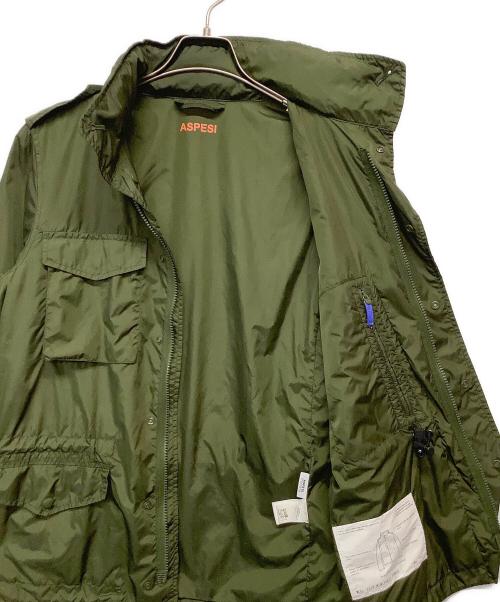ASPESI（アスペジ）ASPESI (アスペジ) パッカブルフィールドジャケット　I117 MINIFIELD VENTO カーキ サイズ:Sの古着・服飾アイテム