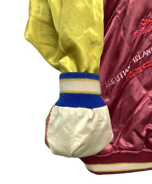 テーラー東洋（テーラートウヨウ）テーラー東洋 (テーラートウヨウ) スカジャン グリーン×レッド サイズ:Mの古着・服飾アイテム