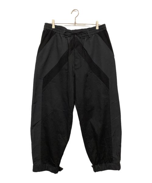 Y-3（ワイスリー）Y-3 (ワイスリー) VARSITY GABARDINE PANTS ブラック サイズ: Lの古着・服飾アイテム