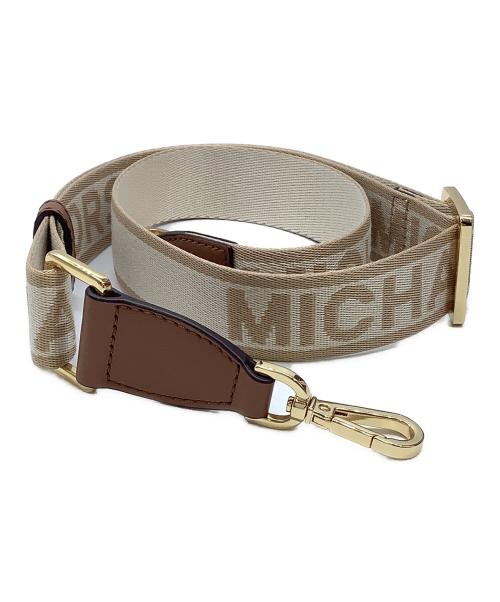 MICHAEL KORS（マイケル・コース）MICHAEL KORS (マイケル・コース) 2WAYトートバッグ ブラウン×ベージュの古着・服飾アイテム