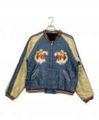 東洋エンタープライズトウヨウエンタープライズ）の古着「スーベニアジャケット」｜ネイビー×ベージュ